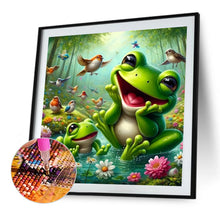 Load image into Gallery viewer, Diamond Painting - Full Round - Happy Frog Sparrow Group (40*40CM)

