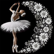 Load image into Gallery viewer, Diamond Painting - Partial Special Shaped - Beautiful Skirt Dancing Girl (30*30CM)

