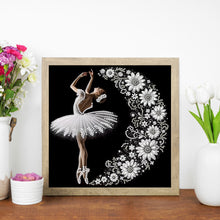 Load image into Gallery viewer, Diamond Painting - Partial Special Shaped - Beautiful Skirt Dancing Girl (30*30CM)
