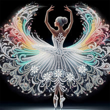 Load image into Gallery viewer, Diamond Painting - Partial Special Shaped - Beautiful Skirt Dancing Girl (30*30CM)
