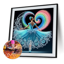 Load image into Gallery viewer, Diamond Painting - Partial Special Shaped - Beautiful Skirt Dancing Girl (30*30CM)
