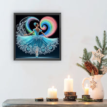 Load image into Gallery viewer, Diamond Painting - Partial Special Shaped - Beautiful Skirt Dancing Girl (30*30CM)
