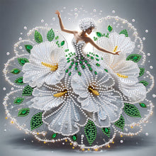 Load image into Gallery viewer, Diamond Painting - Partial Special Shaped - Beautiful Skirt Dancing Girl (30*30CM)
