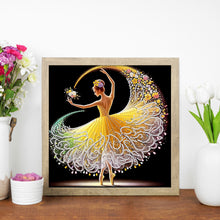 Load image into Gallery viewer, Diamond Painting - Partial Special Shaped - Beautiful Skirt Dancing Girl (30*30CM)

