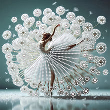 Load image into Gallery viewer, Diamond Painting - Partial Special Shaped - Beautiful Skirt Dancing Girl (30*30CM)
