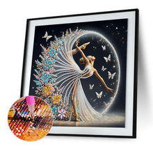 Load image into Gallery viewer, Diamond Painting - Partial Special Shaped - Beautiful Skirt Dancing Girl (30*30CM)
