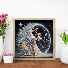 Load image into Gallery viewer, Diamond Painting - Partial Special Shaped - Beautiful Skirt Dancing Girl (30*30CM)
