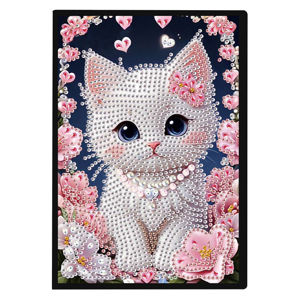 50 Pages A5 Special Shaped Cute Pattern 5D Diamond Drawing Book Art for Students