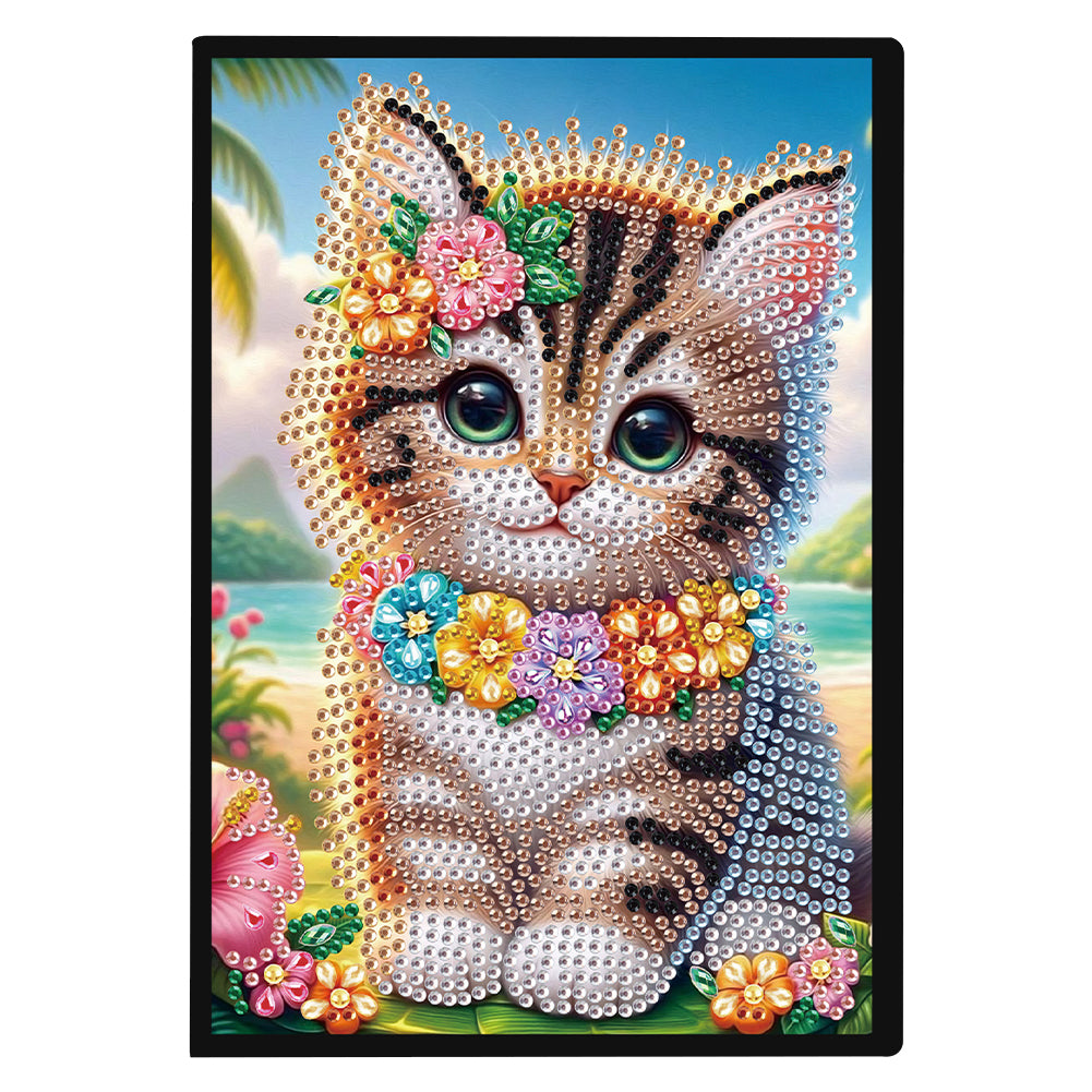 50 Pages A5 Special Shaped Cute Pattern 5D Diamond Drawing Book Art for Students