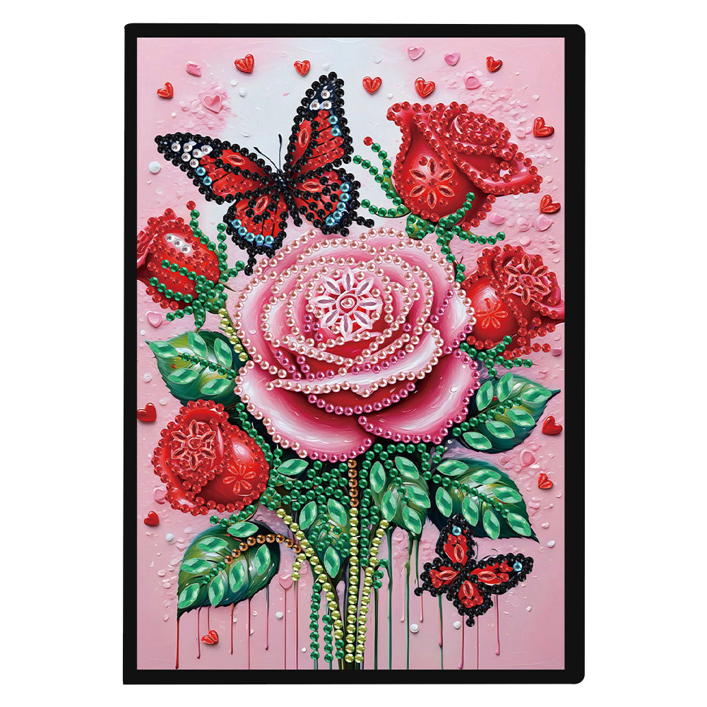 50 Pages A5 Special Shaped Cute Pattern 5D Diamond Drawing Book Art for Students