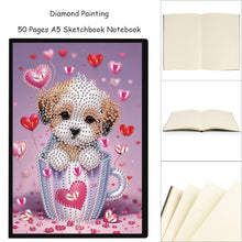 Load image into Gallery viewer, 50 Pages A5 Special Shaped Cute Pattern 5D Diamond Drawing Book Art for Students
