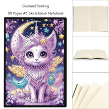 Load image into Gallery viewer, 50 Pages A5 Special Shaped Cute Pattern 5D Diamond Drawing Book Art for Students
