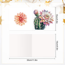Load image into Gallery viewer, 6pcs Diamond Painting Greeting Cards DIY Diamond Art Cards Handmade Arts Crafts

