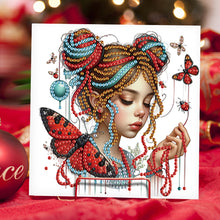 Load image into Gallery viewer, 6pcs Diamond Painting Greeting Cards DIY Diamond Art Cards Handmade Arts Crafts
