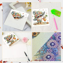 Load image into Gallery viewer, 6pcs Diamond Painting Greeting Cards DIY Diamond Art Cards Handmade Arts Crafts
