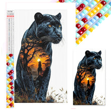 Load image into Gallery viewer, Diamond Painting - Full Square - Leopard In The Sunset (40*70CM)
