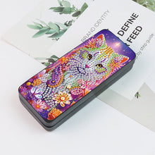 Load image into Gallery viewer, Flower Animal Leather DIY Diamond Painting Sunglasses Storage Box for Art Craft
