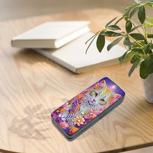 Load image into Gallery viewer, Flower Animal Leather DIY Diamond Painting Sunglasses Storage Box for Art Craft
