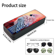 Load image into Gallery viewer, Flower Animal Leather DIY Diamond Painting Sunglasses Storage Box for Art Craft
