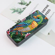Load image into Gallery viewer, Flower Animal Leather DIY Diamond Painting Sunglasses Storage Box for Art Craft
