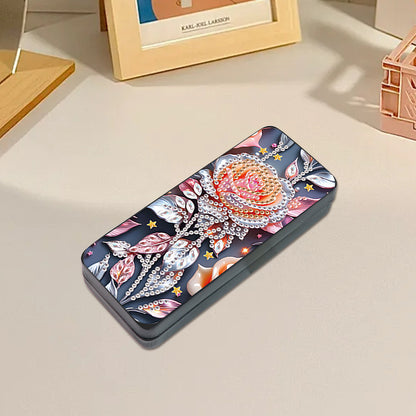 Flower Animal Leather DIY Diamond Painting Sunglasses Storage Box for Art Craft