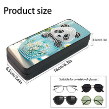 Load image into Gallery viewer, Flower Animal Leather DIY Diamond Painting Sunglasses Storage Box for Art Craft

