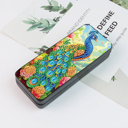 Flower Animal Leather DIY Diamond Painting Sunglasses Storage Box for Art Craft