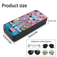 Load image into Gallery viewer, Flower Animal Leather DIY Diamond Painting Sunglasses Storage Box for Art Craft
