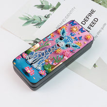 Load image into Gallery viewer, Flower Animal Leather DIY Diamond Painting Sunglasses Storage Box for Art Craft
