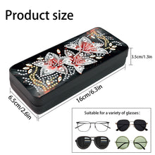 Load image into Gallery viewer, Flower Animal Leather DIY Diamond Painting Sunglasses Storage Box for Art Craft

