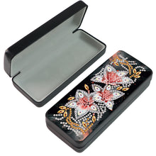 Load image into Gallery viewer, Flower Animal Leather DIY Diamond Painting Sunglasses Storage Box for Art Craft
