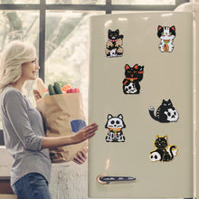 Load image into Gallery viewer, 6Pcs Acrylic Cute Pattern Diamond Art Refrigerator Magnets Sticker for Beginners
