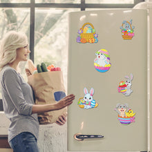 Load image into Gallery viewer, 6Pcs Acrylic Cute Pattern Diamond Art Refrigerator Magnets Sticker for Beginners
