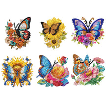 Load image into Gallery viewer, 6Pcs Acrylic Cute Pattern Diamond Art Refrigerator Magnets Sticker for Beginners
