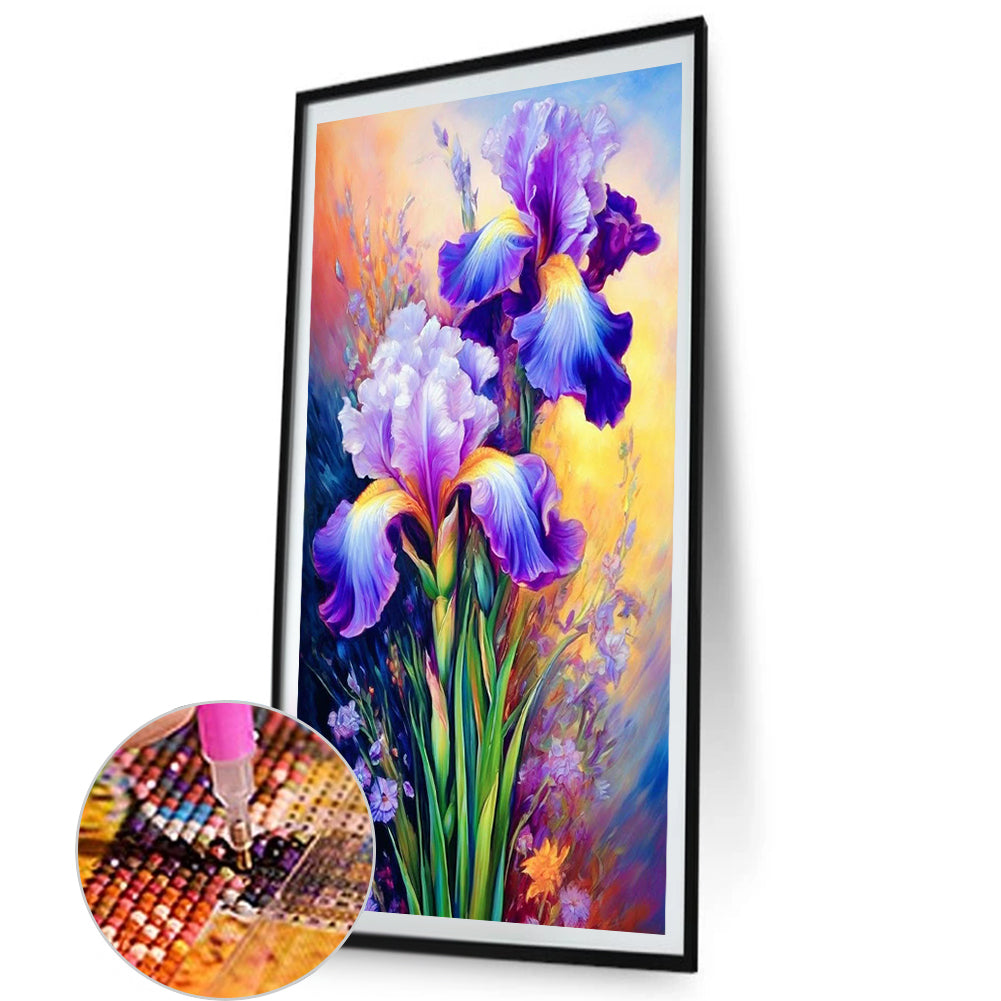 AB Diamond Painting - Full Square - Iris (40*70CM)