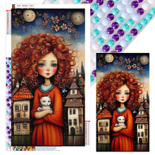 Load image into Gallery viewer, Diamond Painting - Full Round - Illustrator Girl (40*70CM)

