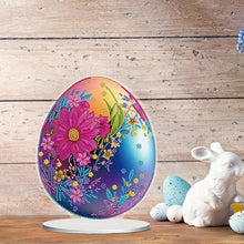 Load image into Gallery viewer, Acrylic Special Shape Flower Eggs Desktop Diamond Art Kits for Home Office Decor
