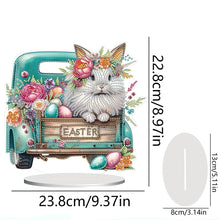 Load image into Gallery viewer, Acrylic Special Shape Flower Eggs Desktop Diamond Art Kits for Home Office Decor
