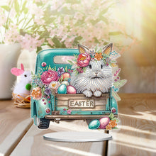 Load image into Gallery viewer, Acrylic Special Shape Flower Eggs Desktop Diamond Art Kits for Home Office Decor
