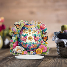 Load image into Gallery viewer, Acrylic Special Shape Flower Eggs Desktop Diamond Art Kits for Home Office Decor
