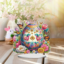 Load image into Gallery viewer, Acrylic Special Shape Flower Eggs Desktop Diamond Art Kits for Home Office Decor
