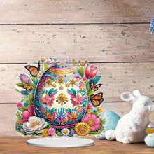 Load image into Gallery viewer, Acrylic Special Shape Flower Eggs Desktop Diamond Art Kits for Home Office Decor
