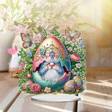 Load image into Gallery viewer, Acrylic Special Shape Flower Eggs Desktop Diamond Art Kits for Home Office Decor
