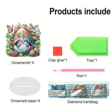 Load image into Gallery viewer, Acrylic Special Shape Flower Eggs Desktop Diamond Art Kits for Home Office Decor

