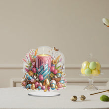 Load image into Gallery viewer, Acrylic Special Shape Flower Eggs Desktop Diamond Art Kits for Home Office Decor
