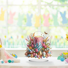 Load image into Gallery viewer, Acrylic Special Shape Flower Eggs Desktop Diamond Art Kits for Home Office Decor
