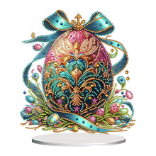 Load image into Gallery viewer, Acrylic Special Shape Flower Eggs Desktop Diamond Art Kits for Home Office Decor
