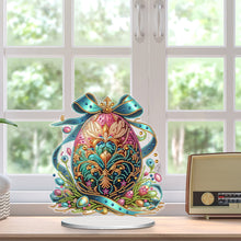 Load image into Gallery viewer, Acrylic Special Shape Flower Eggs Desktop Diamond Art Kits for Home Office Decor
