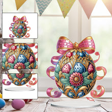 Load image into Gallery viewer, Acrylic Special Shape Flower Eggs Desktop Diamond Art Kits for Home Office Decor
