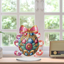 Load image into Gallery viewer, Acrylic Special Shape Flower Eggs Desktop Diamond Art Kits for Home Office Decor
